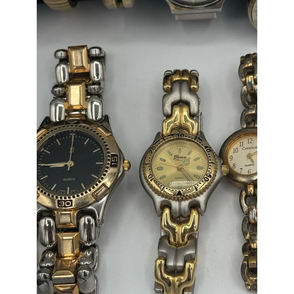Mixed Brands‎ Men & Woman's Watches Lot Of 15 For Parts Or Repair